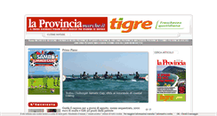 Desktop Screenshot of laprovinciamarche.it